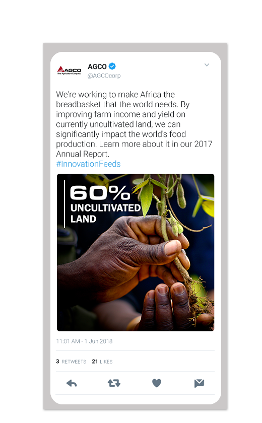 AGCO Annual Report Twitter